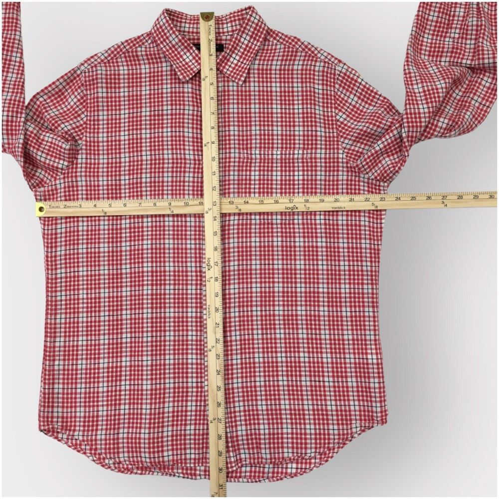 Banana Republic Men's Button Up Long Sleeve Shirt Size L Linen‎ Cotton Casual - Picture 6 of 7